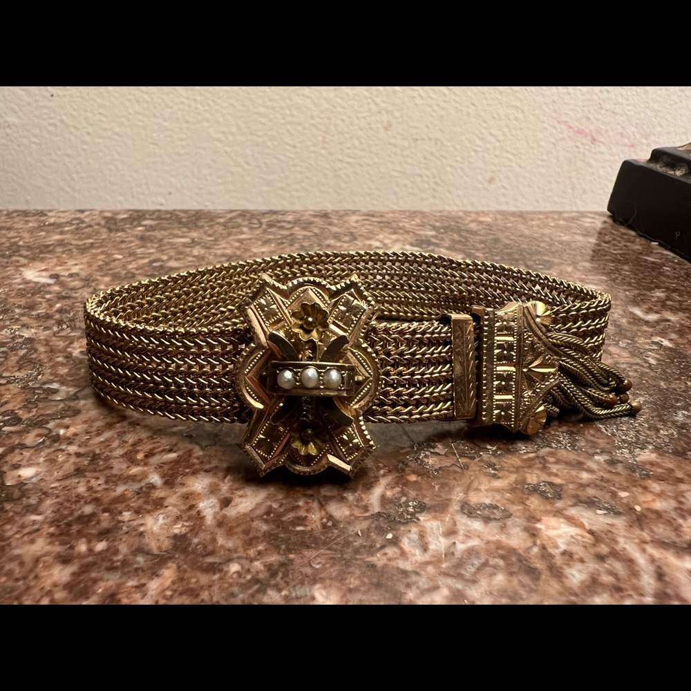 Victorian Mesh Slide Bracelet